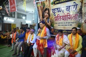कृष्ण जन्माष्टमी पर उद्योग मंत्री लखनलाल देवांगन ने विभिन्न मंदिरों में किए बाल गोपाल के दर्शन